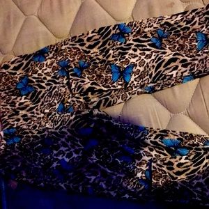 The brad that this is from is NO BOUNDARIES They are in the color blue and brown